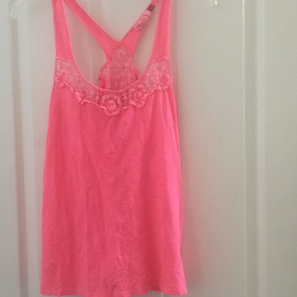 FINAL MARKDOWN So slub racerback tank large
